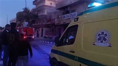  الحماية المدينة تسيطر على حريق في شقة سكنية بالعريش دون إصابات | فيديو 