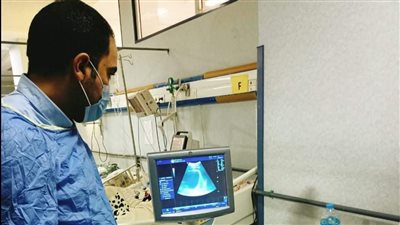 إجراء عملية بزل لسائل 2.5 لتر حول القلب بمستشفى كفر الدوار