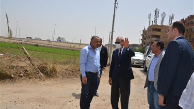 محافظ القليوبية يتفقد أعمال تطوير ميدان العاشر من رمضان بقليوب