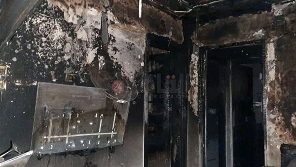 النيران تلتهم شقة