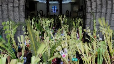 متعودين عليها من صغرنا.. أقباط الأقصر يحتفلون بأحد السعف في الشوارع | بث مباشر