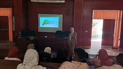 طب حلوان تنظم ندوة عن إعادة التدوير وكيفية التخلص من المخلفات بطريقة آمنة