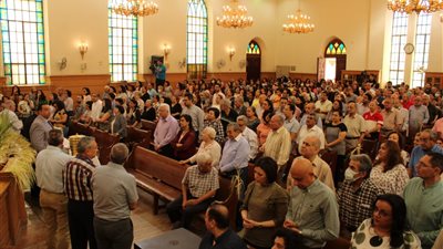 رئيس الإنجيلية يشارك في احتفال أحد السعف بالكنيسة الإنجيلية الثانية بأسيوط