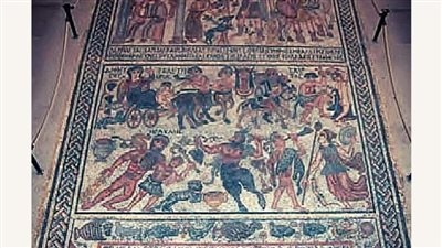 متحف آثار الإسماعيلية يعرض لوحة فريدة من الموزاييك 