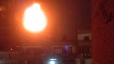 إصابة 3 أشخاص في حريق بسبب تسرب غاز بمنطقة الحرس الوطني بمدينة بنها