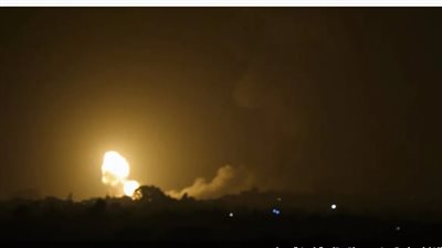 الاحتلال الإسرائيلي يشن غارات على غزة بعد إطلاق صاروخ من القطاع