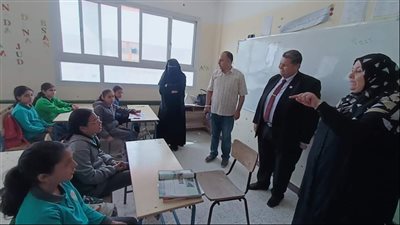 طلاب رابعة ابتدائي يؤدون امتحانات المهام الأدائية بمادتي العلوم واللغة الإنجليزية بشمال سيناء