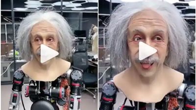 علماء يببتكرون روبوتًا جديدًا يشبه آينشتاين | فيديو