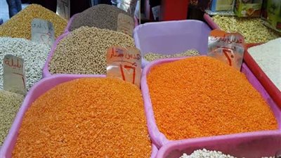 الغرف التجارية: انخفاض أسعار المواد الغذائية.. والعدس المعبأ يتراجع 5 جنيهات 