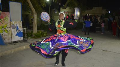 الأراجوز يتحدى الأطفال في الليلة العاشرة من احتفالات أهلا رمضان بالحديقة الثقافية