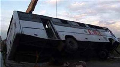 ننشر أسماء وإصابات ضحايا حادث انقلاب أتوبيس بالمنوفية
