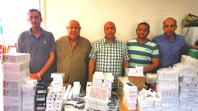 إحباط 18 محاولة تهريب بنادق وأسلحة وأجهزة الاتصالات بجمارك سفاجا