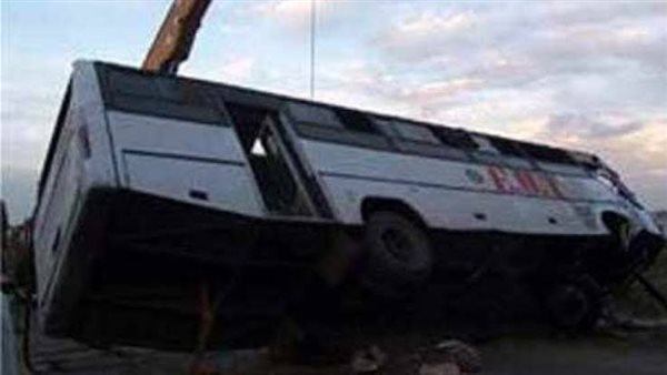 حادث انقلاب أتوبيس