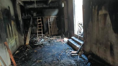 السيطرة على حريق ورشة نجارة بشبين القناطر | صور