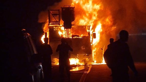 اشتعال سيارة على