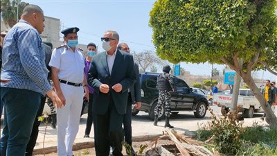 محافظ كفر الشيخ يتفقد أعمال إنشاء حديقة عامة مجانية استعدادًا لعيد الفطر