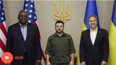 وزير خارجية أمريكا: 465 مليون دولار مساعدات عسكرية لأوكرانيا