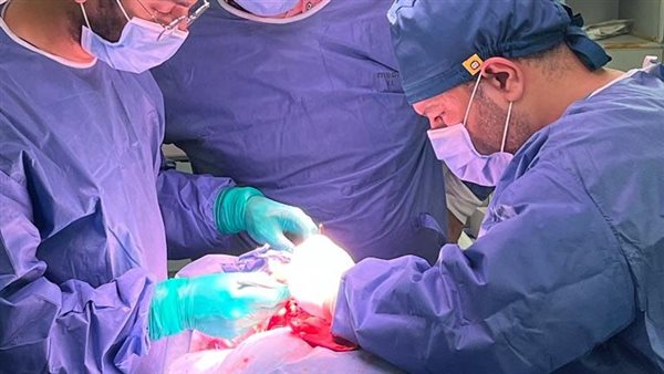 الفريق الطبي أثناء