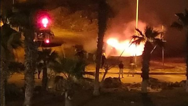 حريق بمدينة بورفؤاد