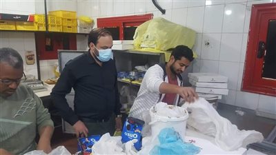 إعدام 98 كيلو مواد غذائية غير صالحة للاستهلاك الآدمي.. وتحرير 7 محاضر مخالفة