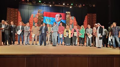 محافظ شمال سيناء يشهد احتفالية الثقافة والشباب والرياضة | صور