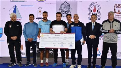 جامعة بنها تفوز بالمركز الثاني في منافسات كرة القدم بالدورة الرمضانية للجامعات