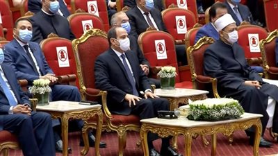 السيسي يشهد الاحتفال بليلة القدر بمركز المنارة للمؤتمرات | بث مباشر 