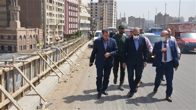 محافظ القليوبية يتفقد أعمال تطوير كوبري أحمد عرابي بحي غرب شبرا الخيمة
