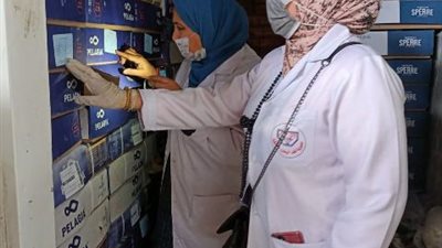 تحرير 50 محضرًا لمخالفات تموينية بمركزي الواسطي والفشن في بني سويف 