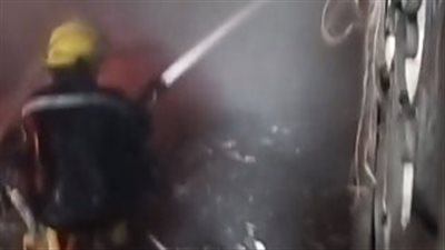 مصرع مسنة في حريق بحدائق القبة