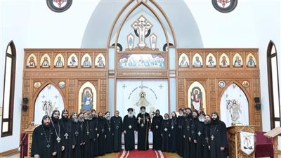 البابا تواضروس الثاني يلتقي رهبان من ديري مارمينا أبنوب والشايب بالأقصر