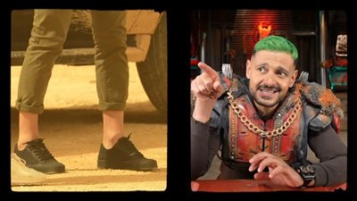 رامز جلال ساخرًا من ملابس زيزو: إيه البنطلون دي يا جماعة اسمها موضة الطرانش