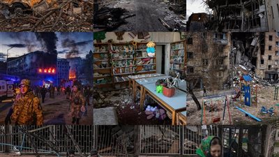 الرئيس الأوكراني يعلن بدء التحقيق في جرائم روسيا ببلاده│ صور