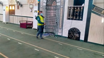 تطهير وتعقيم مساجد شمال سيناء قبل صلاة عيد الفطر 