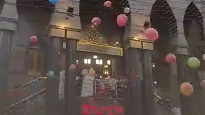 بلالين تلقى من أعلى المساجد وطبل بلدي.. أبرز مشاهد احتفالات المنايفة بعيد الفطر المبارك|فيديو