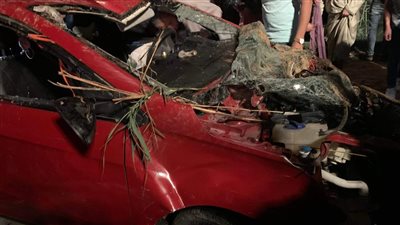 مصرع وإصابة 5 أشخاص في غرق سيارة ملاكي بترعة الإبراهيمية ببني سويف