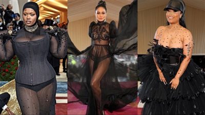 الشفاف يسيطر.. أبرز 3 إطلالات جريئة في حفل ميت جالا 2022