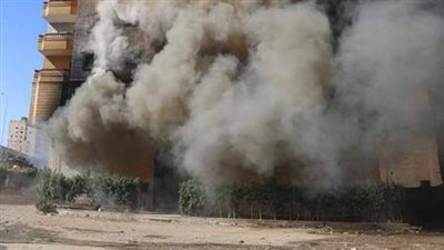 الحماية المدنية تسيطر على حريق هائل اندلع في مخزن وغرفة حارس عقار بالمهندسين | بث مباشر