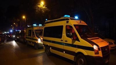 مصرع وإصابة شخصين في حادثة تصادم أمام مزلقان بلتان بطوخ 