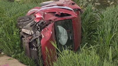 بينهم 3 أطفال.. إصابة 6 أشخاص في تصادم ملاكي مع توك توك ببني سويف