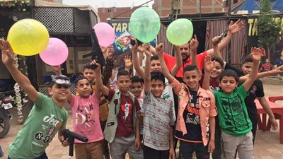 أطفال القليوبية يحتفلون بعيد الفطر المبارك