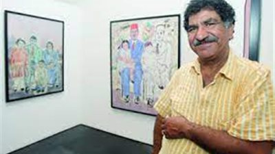 وزيرة الثقافة تهنئ الفنان التشكيلي محمد عبلة لحصوله على وسام جوتة الألماني