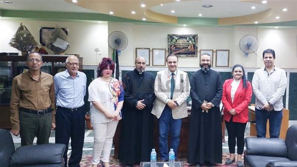 الوفد الكنائسي بمركز