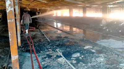 السيطرة على حريق في مزرعة دواجن بالسادات │ صور