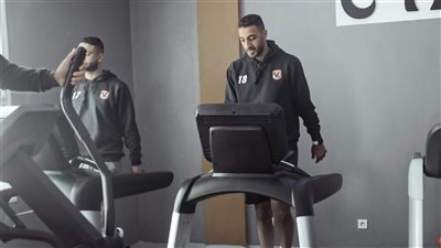 تدريبات في الجيم لطائرة الأهلي بتونس استعدادًا لبطولة إفريقيا