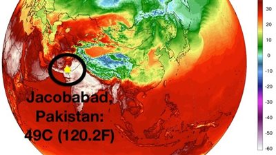 منخفض جوي قادم من الهند إلى مصر يتسبب في ارتفاع شديد بدرجات الحرارة