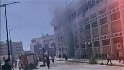 السيطرة على حريق اشتعل في كلية التربية بجامعة العريش دون إصابات