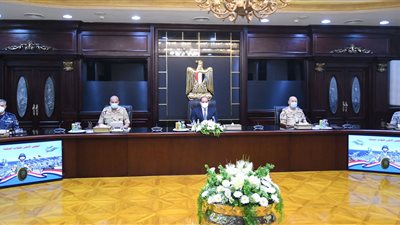 السيسي يجتمع بالمجلس الأعلى للقوات المسلحة |صور