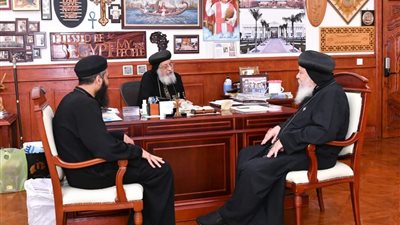 البابا تواضروس الثاني يجري عدة لقاءات رعوية