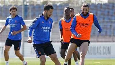 هازارد يعود لتدريبات ريال مدريد قبل نهائي الأبطال أمام ليفربول